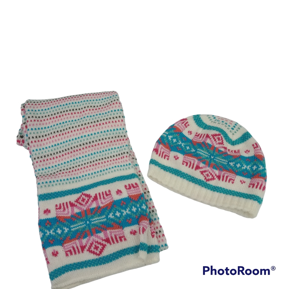 Joe Boxer Knit Winter Scarf & Hat Set
